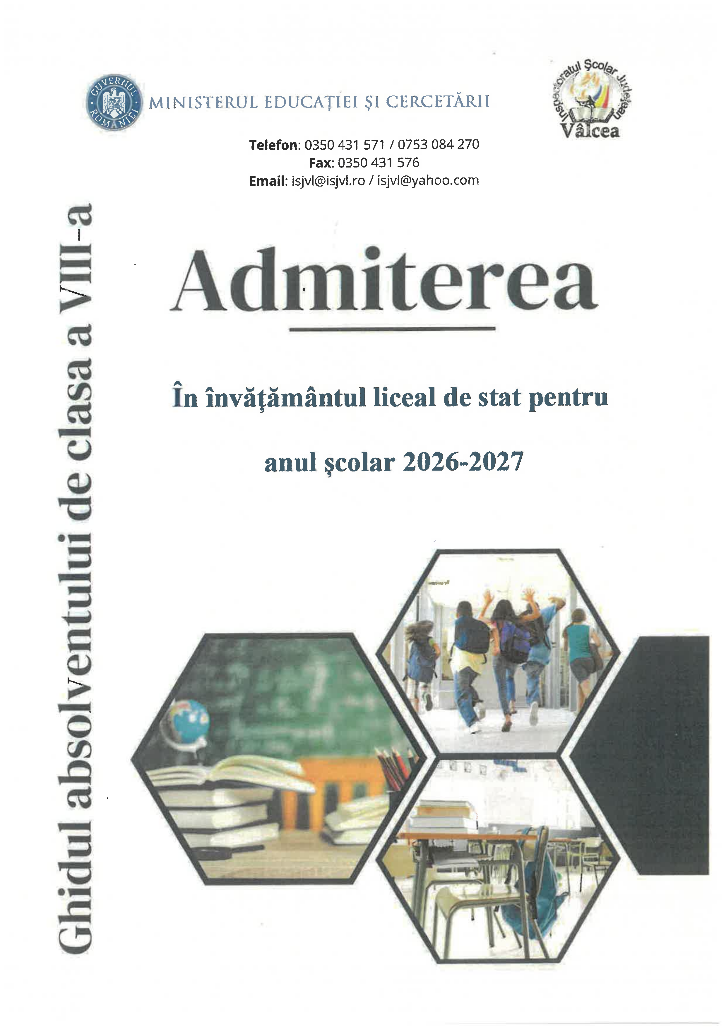 BROSURA ADMITERE IN INVATAMANTUL DE STAT 2026 2027